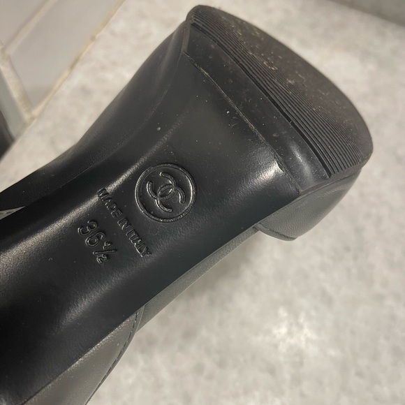 Chanel Black/Grey Bottines/Booties/Heels - Picture 3 of 11